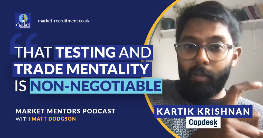 kartik krishnan on market mentors podcast