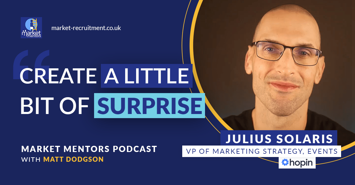 event marketing strategy podcast with julius scolaris