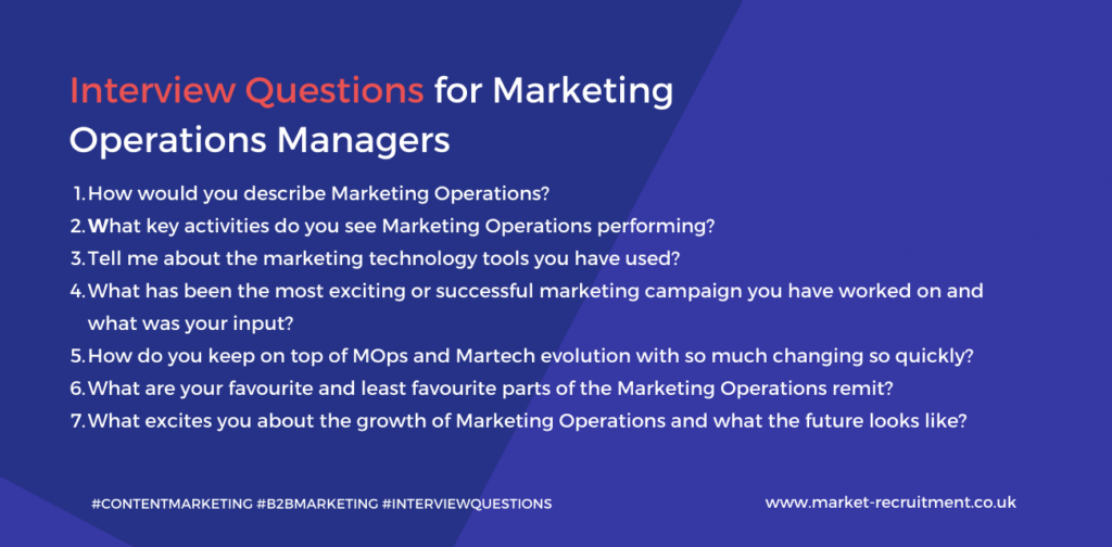 interview questions for marketing operations managers