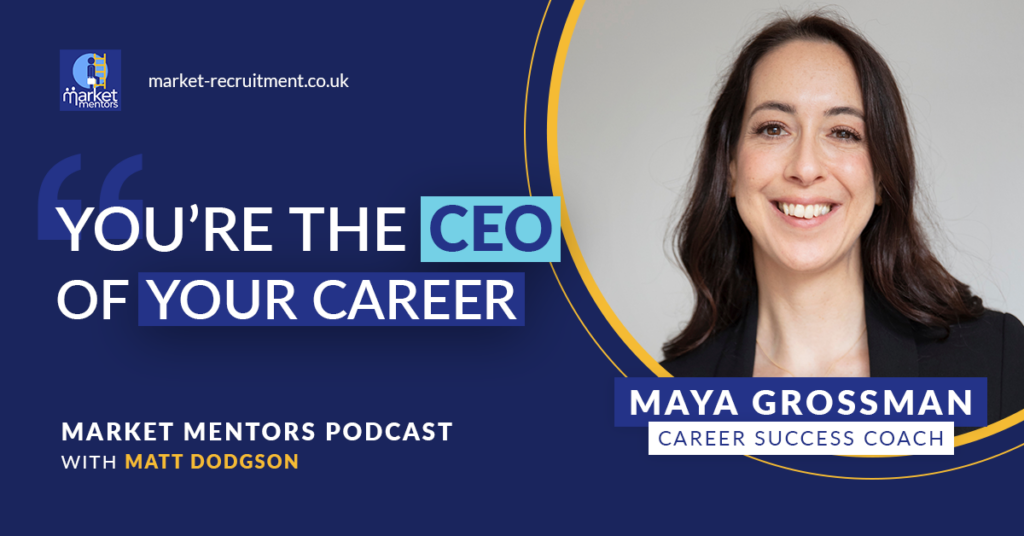 maya grossman talking about marketing careers on the market mentors podcast