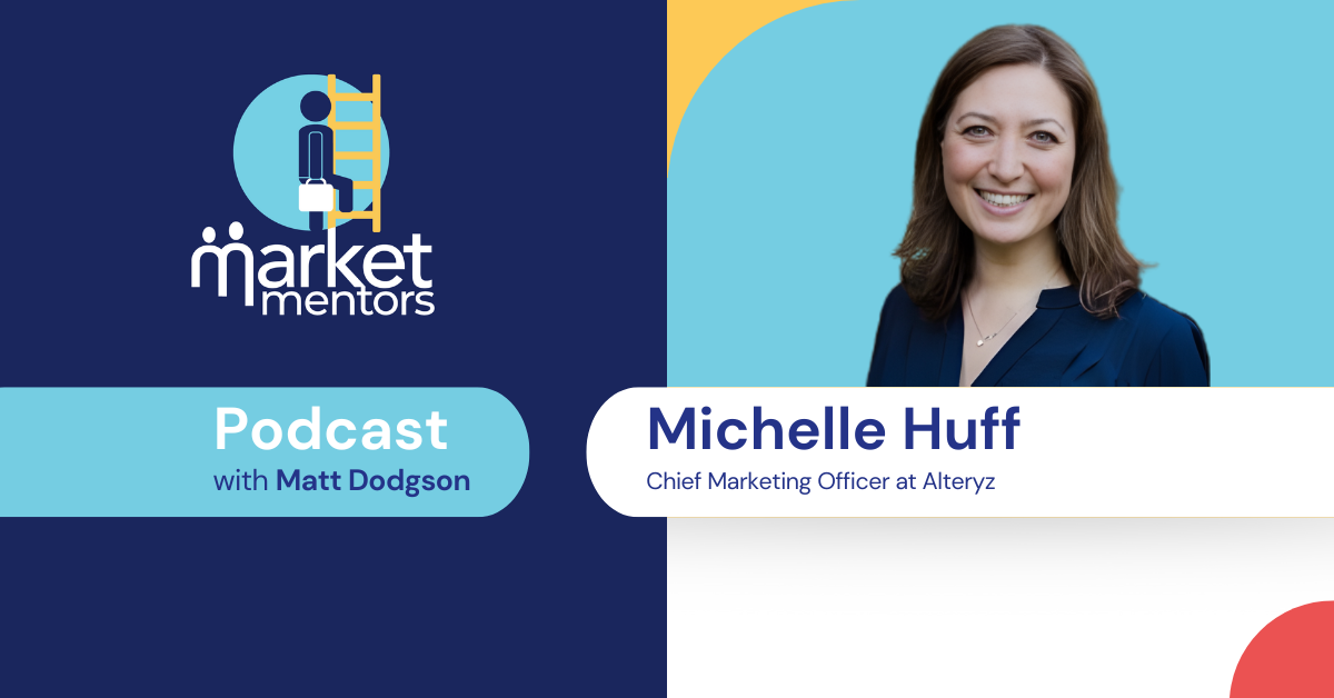 headshot of michelle huff, cmo at alteryx